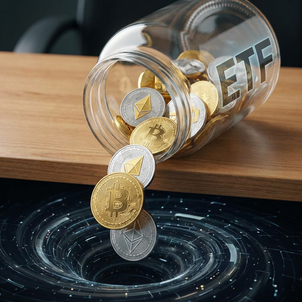 $9B Leaves Bitcoin and Ether ETFs as Institutions Pull Back